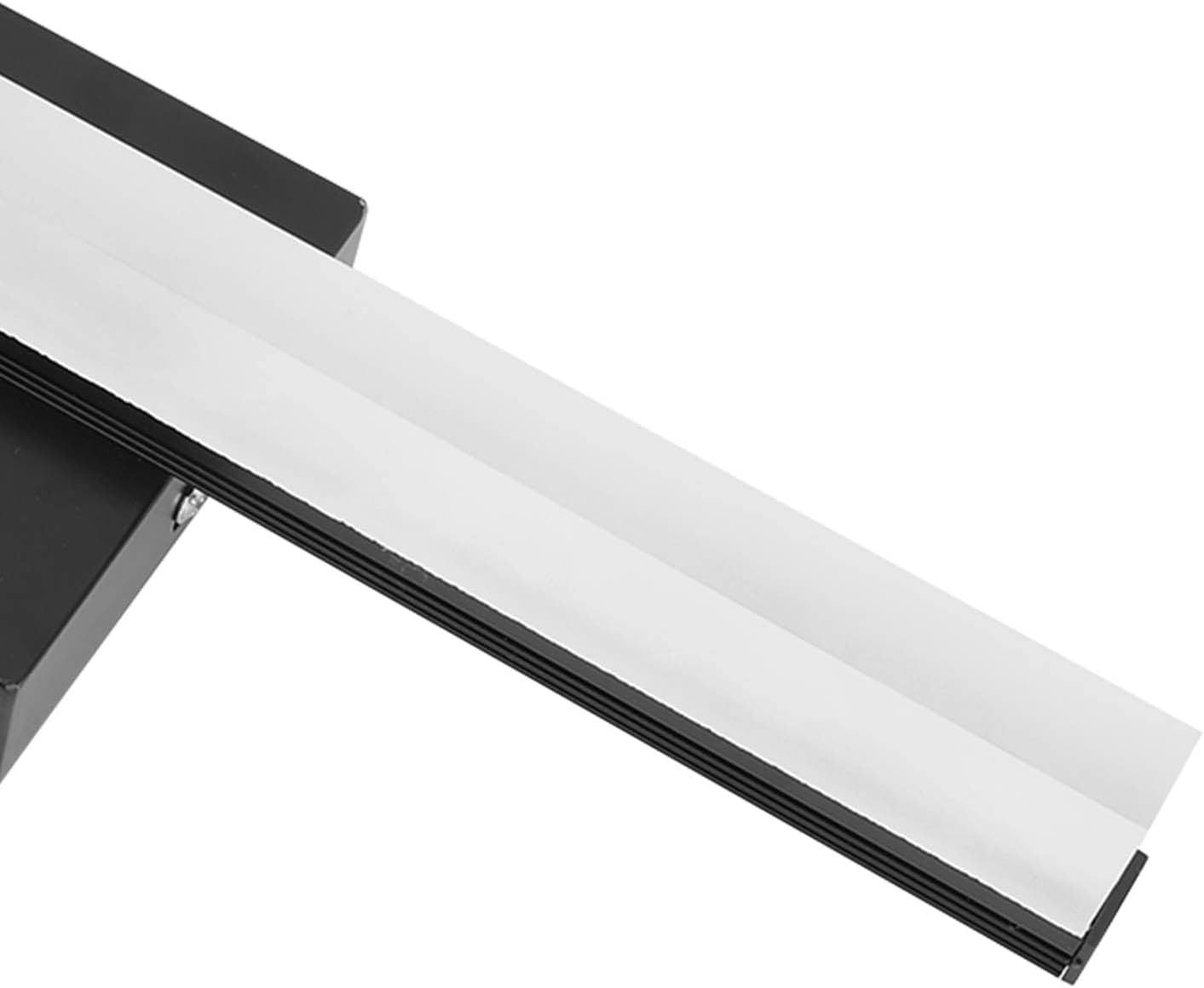Matt Black 24 Inch Vanity Fixtures 16W Modern LED Light Bar for Bathroom Over Mirror Restroom with Acrylic Bathroom Sink Lights