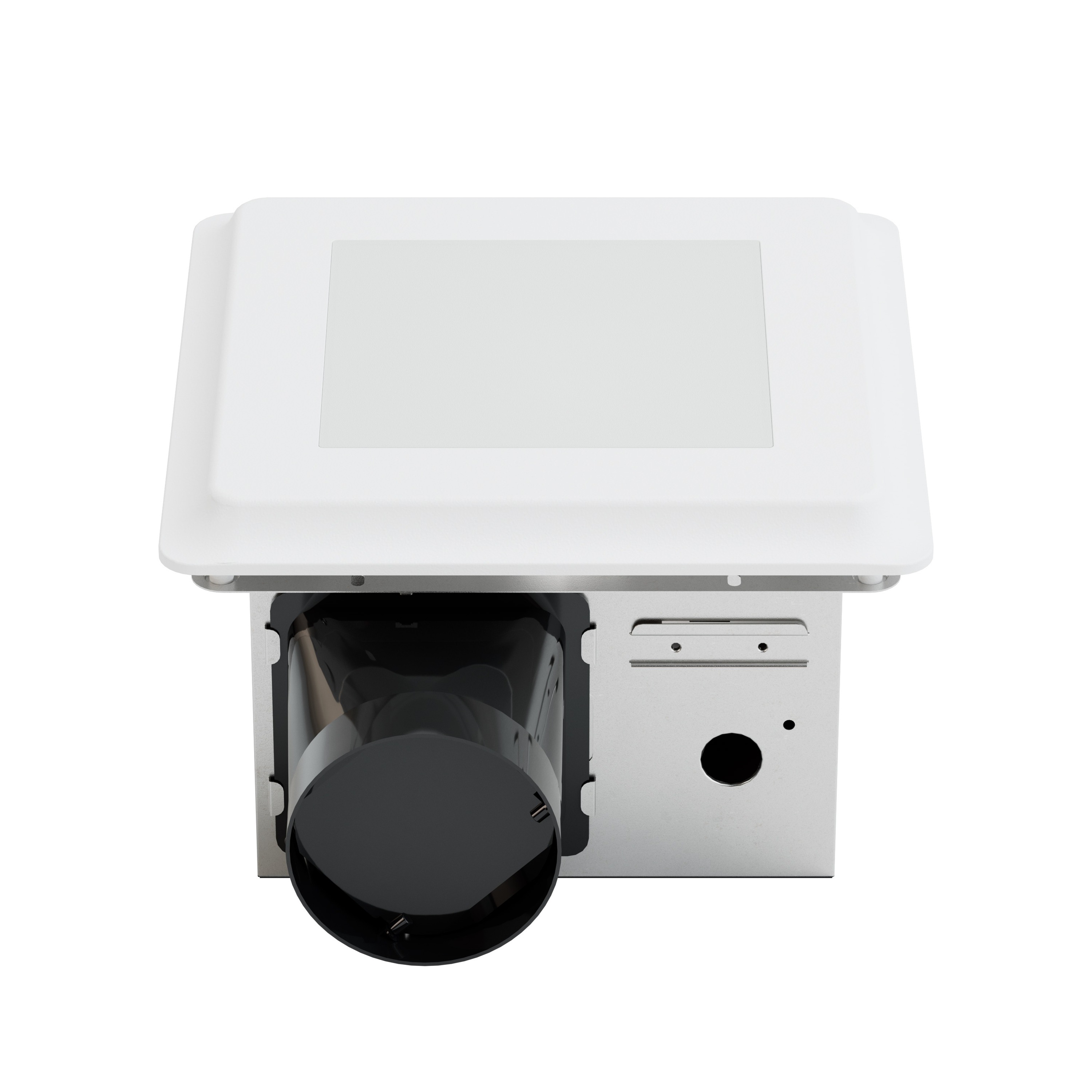 Ultra Silent Bathroom Exhaust Fan Wall Mounted Fan with LED Light 80 CFM for Light 5CCT 1200 Lumens Bathroom Ventilation Fan
